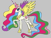 Cute Pony Coloring Book Game