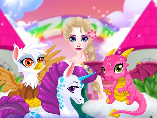 Elsa Magic Zoo Game