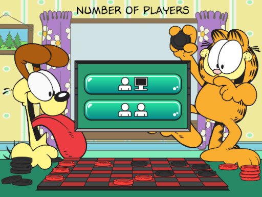 Garfield Checkers Game