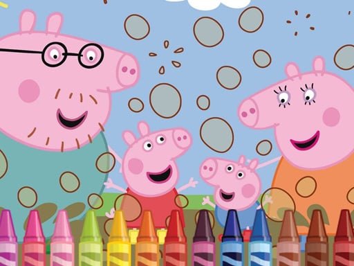 Peppa Pig Coloring Game